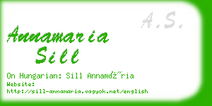 annamaria sill business card